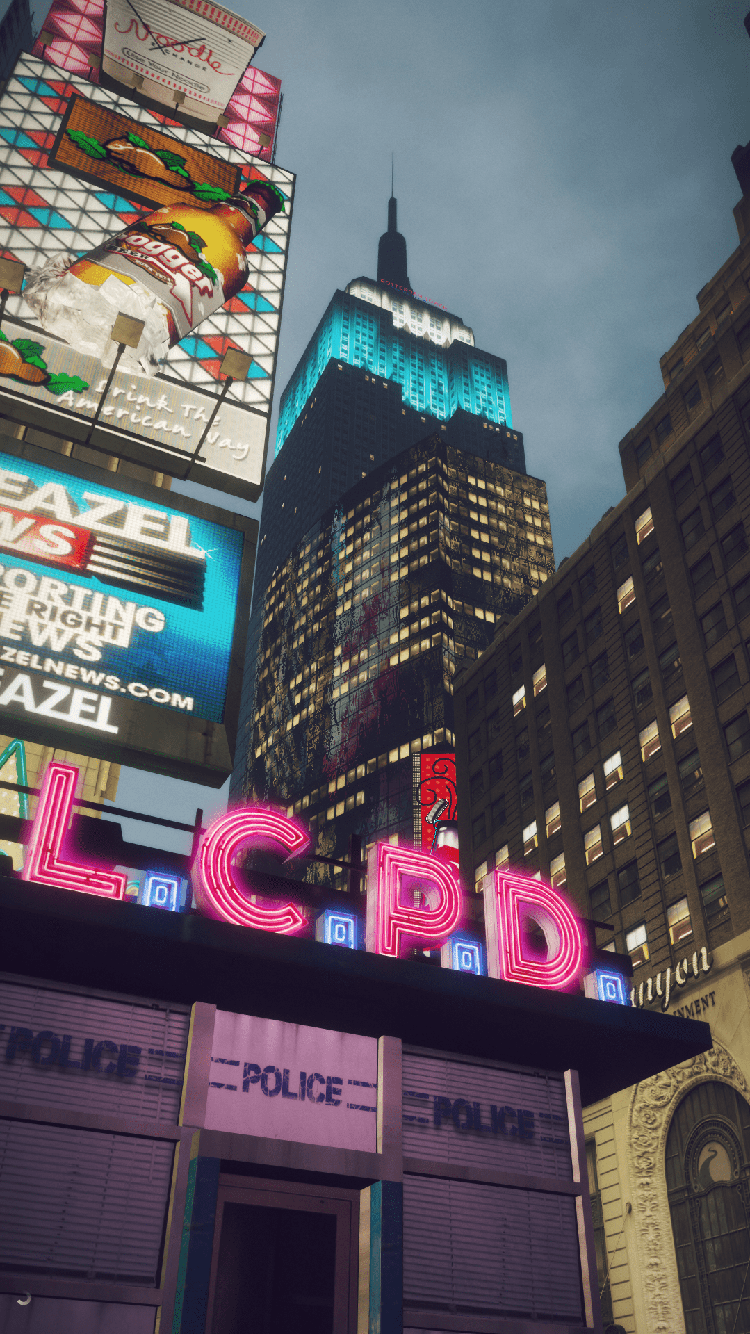 Star Junction At Night